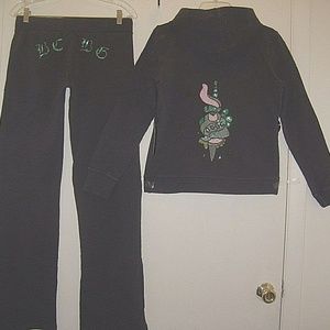 Vintage Rare beaded sequins embroidered Sweatsuit